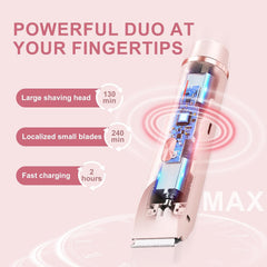 2 in 1 Dual Head Shaver